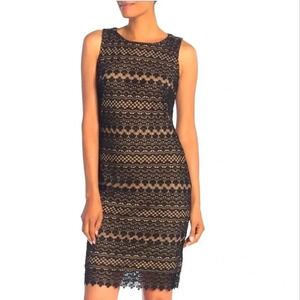 T Tahari Black Lace Dress
